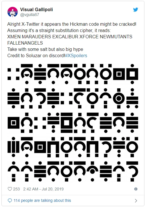 Jonathan Hickman Cipher