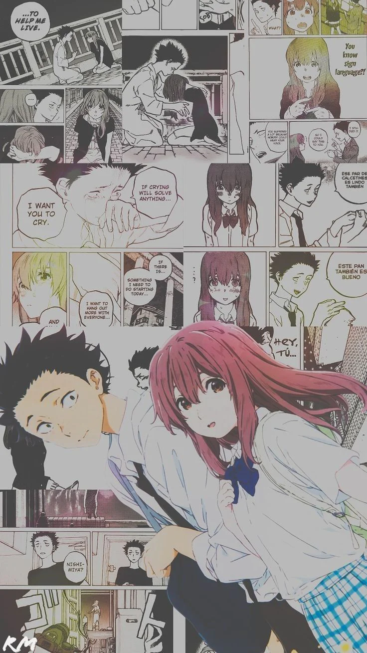 Amazon.com : A Silent Voice Poster Metal Poster Japan Anime Manga home Bar  Cafe Wall Decoration 8X12 INCH : Home & Kitchen