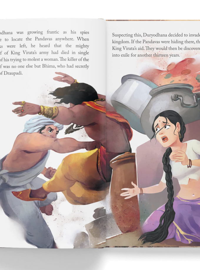 Mahabharata - Illustrated Tales From Ancient India (Deluxe Edition)