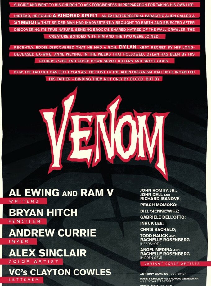 Venom #1 Kendrick Lim Kunkka Virgin Variant Ltd To 1000 Comic Book