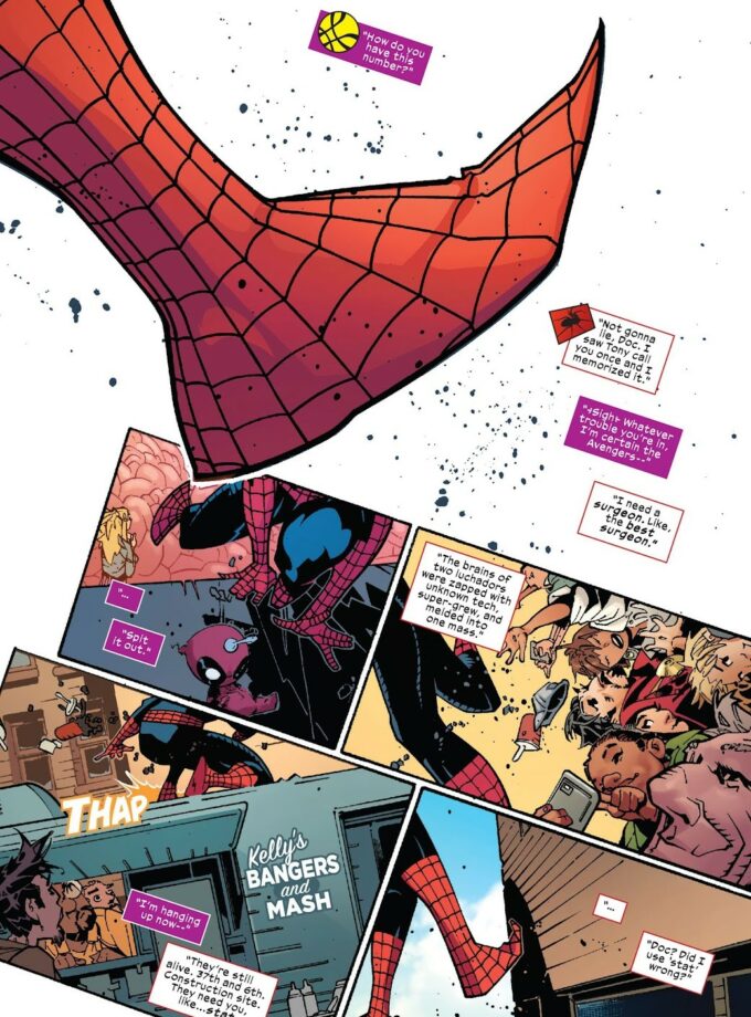 Non-Stop Spider-Man #4 Dell'Otto Trade Variant Comic Book