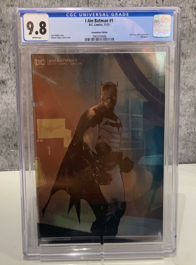 I Am Batman #1 Fan Expo CGC 9.8 Convention Edition Foil Variant