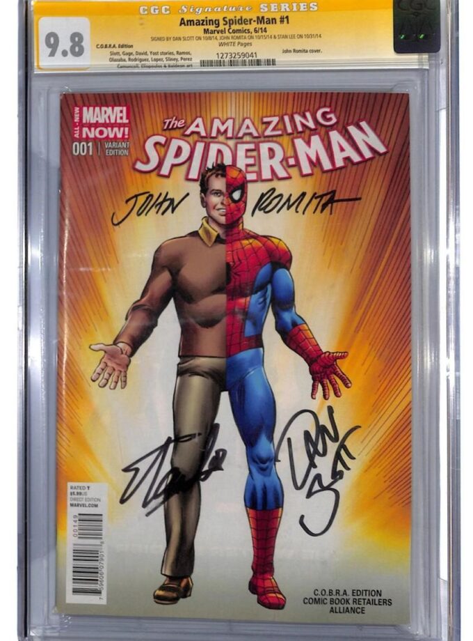 Amazing Spider-man #1 CGC 9.8 John Romita Sr. COBRA Exclusive Variant Cover