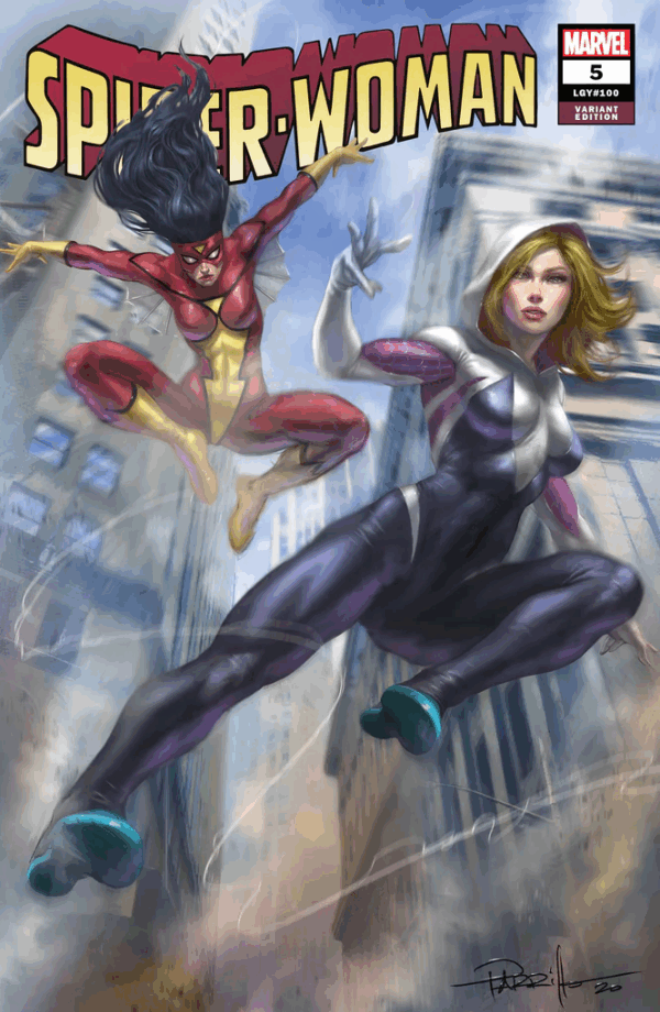 Spider-Woman #5 Frankie's Comics Lucio Parrillo Variant Comic Book