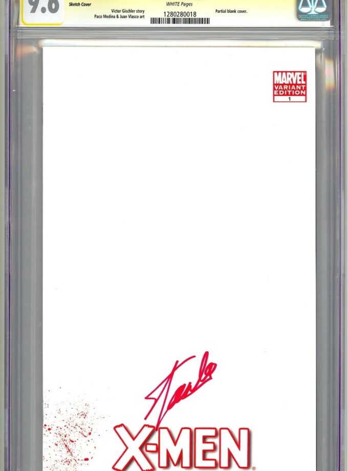 X-MEN #1 CGC SIGNATURE SERIES 9.6 NM+ SIGNED BY STAN LEE BLANK SKETCH VARIANT ULTRA-RARE