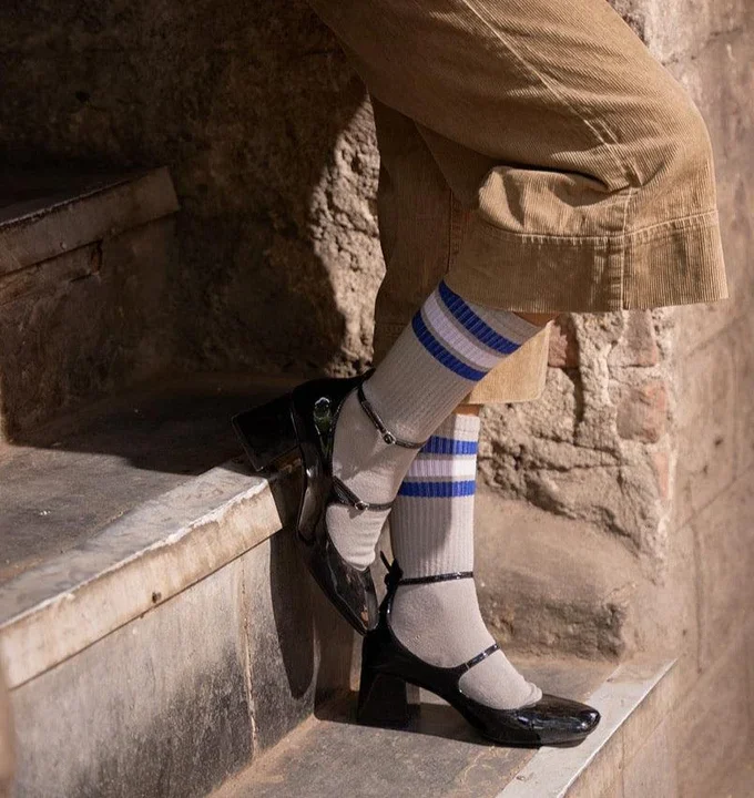 Grey Classic Vintage Socks