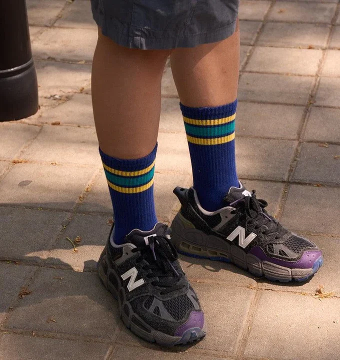 Navy Classic Vintage Socks