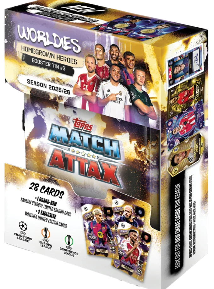 UCC Match Attax 2025/26 - Mini Tin - Homegrown Heroes