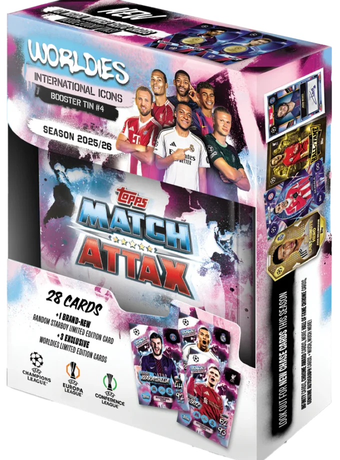 UCC Match Attax 2025/26 - Mini Tin - International Icons