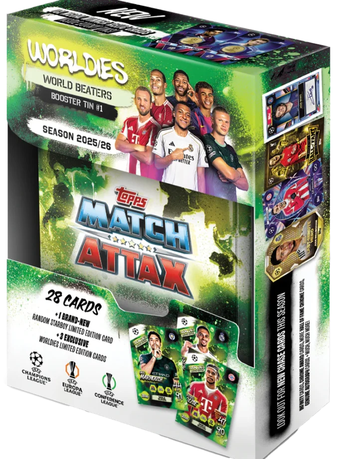 UCC Match Attax 2025/26 - Mini Tin - World Beaters