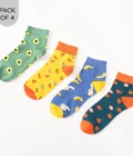 Funky Fruit Cart Socks