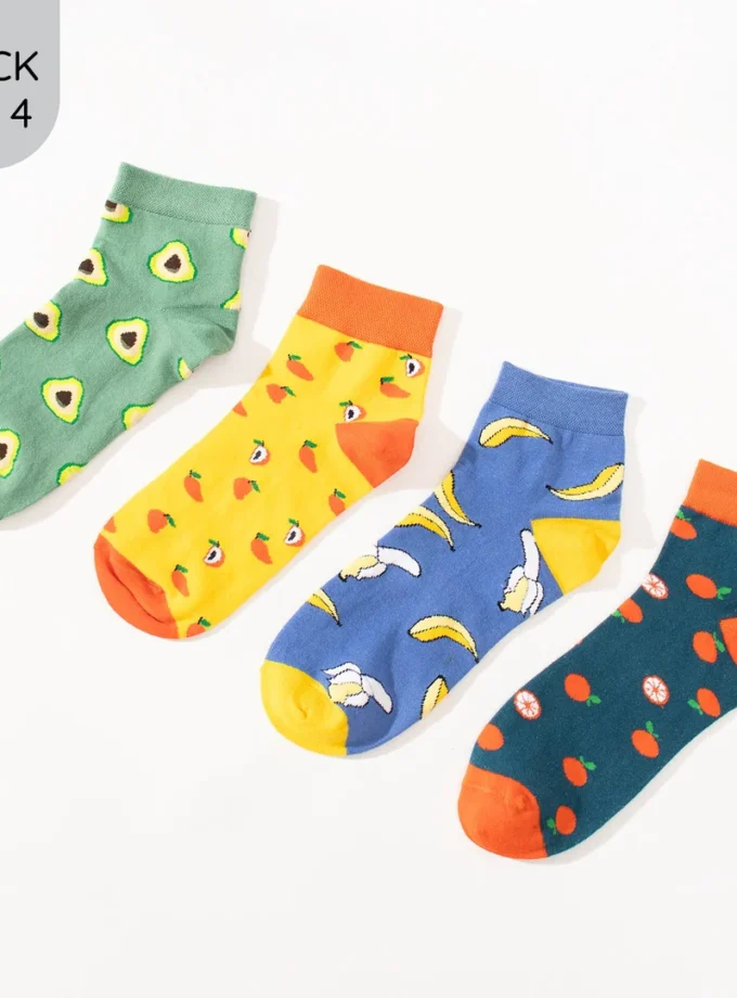 Funky Fruit Cart Socks
