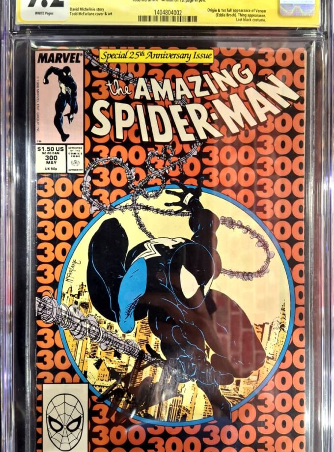 Amazing Spider-Man #300 CGC Signed By Todd McFarlane and Stan Lee 9.2