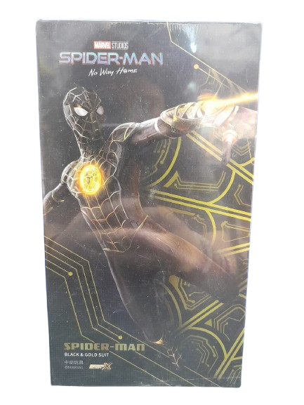 ZD Toys: Marvel Spider Man Black & Gold Suit - 7 Inch Figure