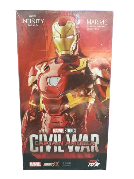 ZD Toys Iron Man Mark 46 Mk46 1/10 Scale Marvel Captain America Civil War