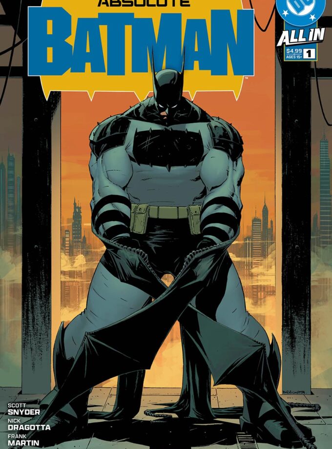 Absolute Batman #1 Cover Z-U 11th Ptg Nick Dragotta Logo Color Variant Cover | DC All In