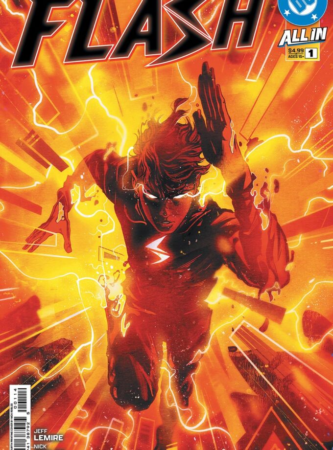 Absolute Flash #1 Cover P 4th Ptg Nick Robles Logo Color Variant Cover | DC All In