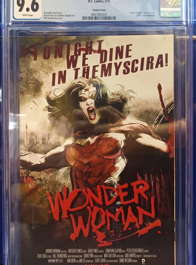 Wonder Woman #40 CGC 9.6 300 WB Movie Poster Variant Cover