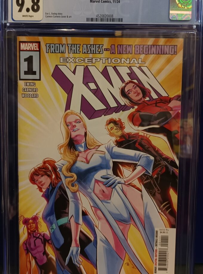Exceptional X-Men #1 CGC 9.8 Regular Carmen Carnero Cover