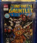 Infinity Gauntlet #1 CGC SS 9.8 Signed by Jim Starlin