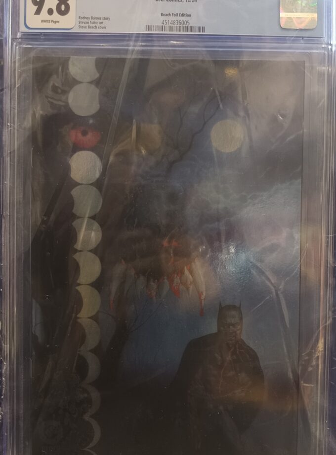 Batman Full Moon #1 CGC 9.8 Steve Beach Foil Cover Variant