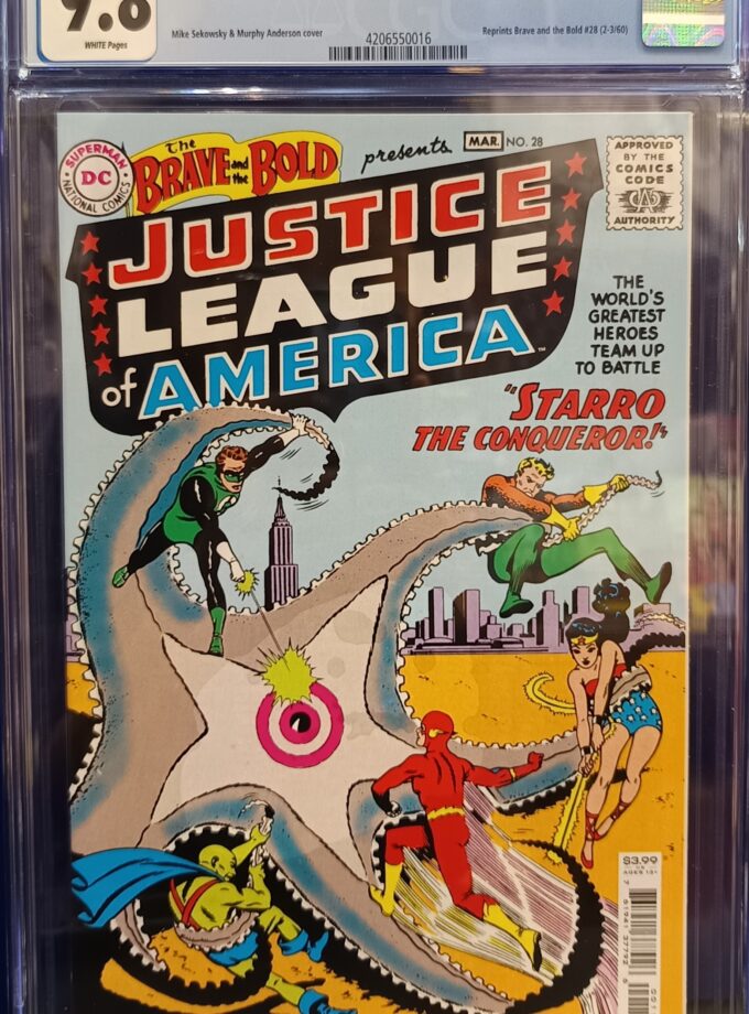 Brave And The Bold #28 CGC 9.8 Facsimile Edition Cover