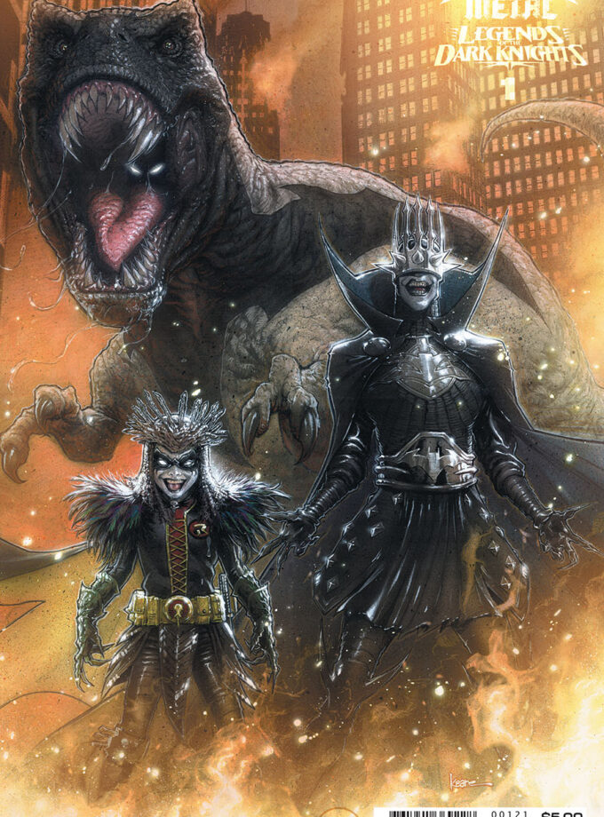 Dark Nights Death Metal Legends Of The Dark Knights #1 Incentive Kaare Andrews Card Stock Variant Cover
 Comic Book