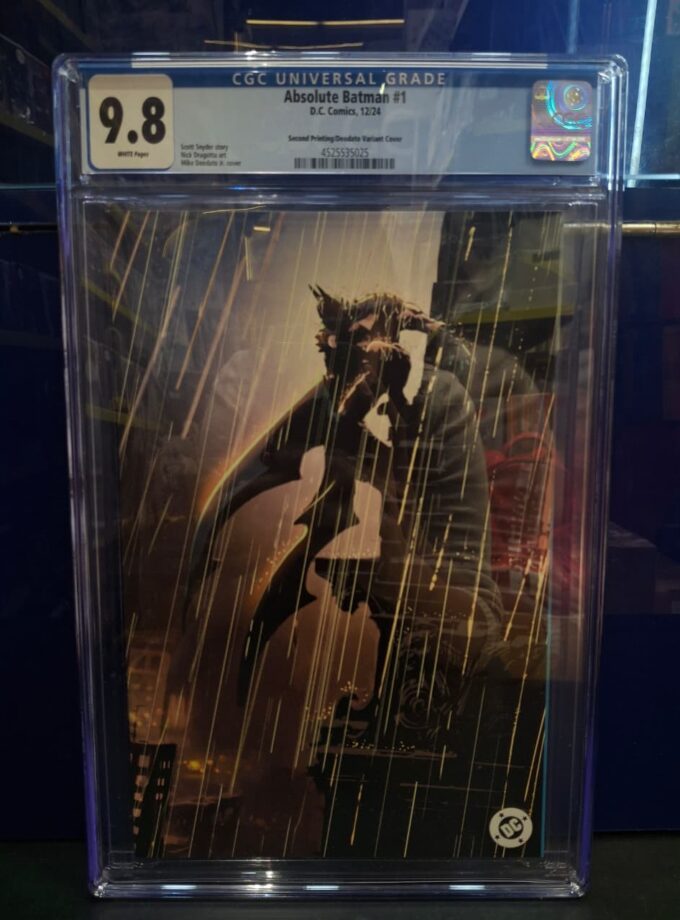 Absolute Batman #1 2nd Ptg B Mike Deodato Jr Card Stock Variant Cover CGC 9.8