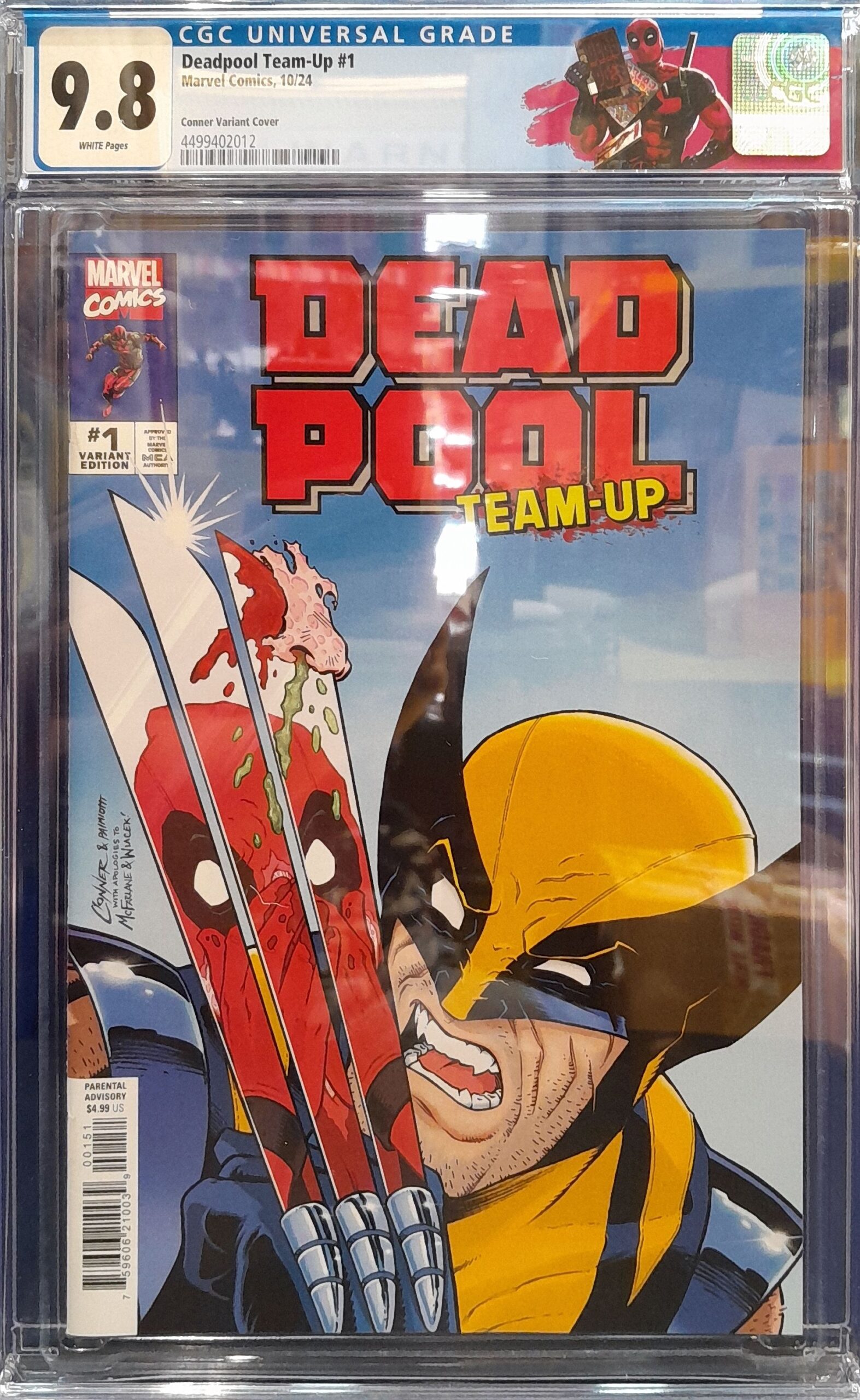 Deadpool Team-Up #1 Amanda Conner Variant CGC 9.8