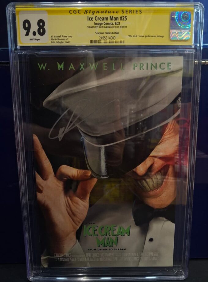 Ice Cream #25 CGC 9.8 SS Signed by John Gallagher