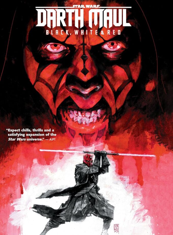 STAR WARS: DARTH MAUL - BLACK, WHITE & RED