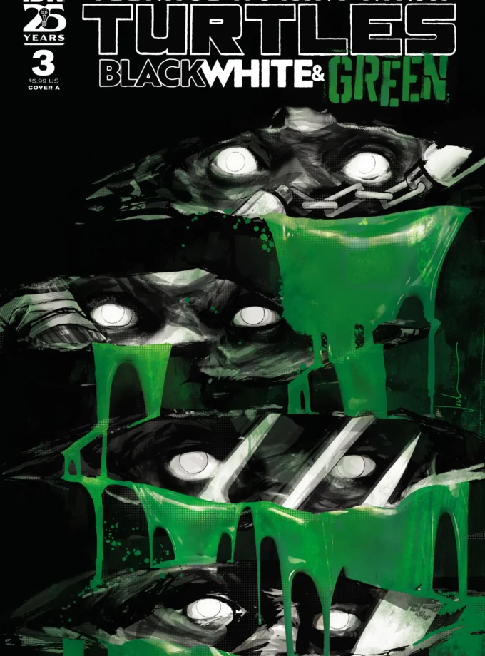 Teenage Mutant Ninja Turtles Black White & Green #3