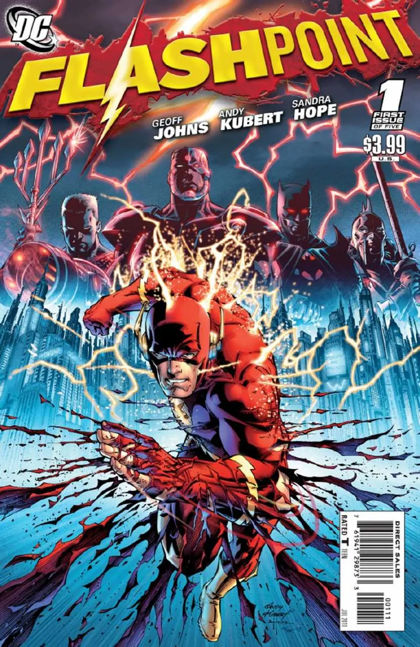 Flashpoint #1 Comic Book Signed by Andy Kubert