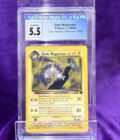 Dark Magneton Pokemon (2000) Team Rocket - Unlimited - 28/82 CGC 5.5 Ex+