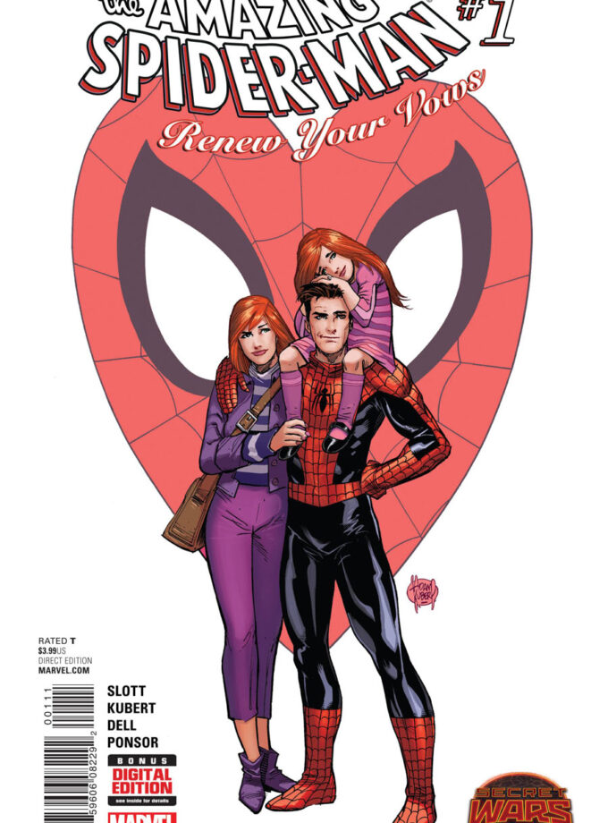 Amazing Spider-Man Renew Your Vows #1 Cover A Regular Adam Kubert Cover (Secret Wars Warzones Tie-In)
