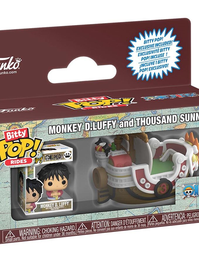 Bitty POP Ride One Piece Luffy With Thousand Sunny Vinyl Figure Mini Figures