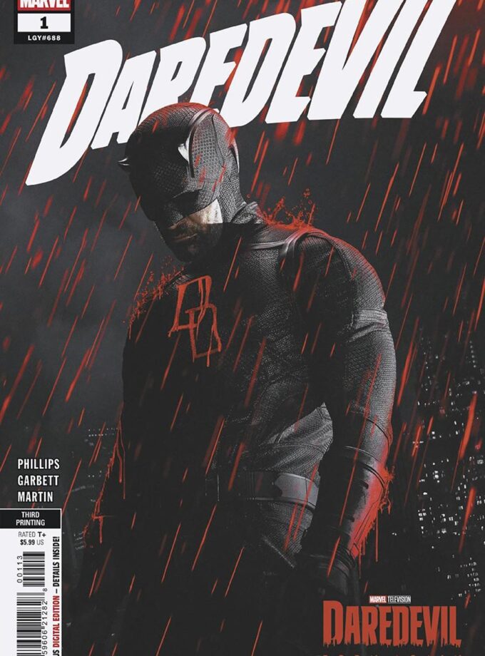Daredevil Vol 9 #1 Cover Z-C 3rd Ptg Marvel Television Variant Cover