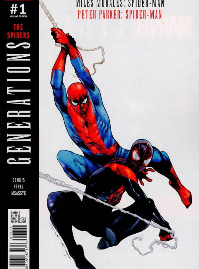Generations Miles Morales Spider-Man & Peter Parker Spider-Man #1 Cover B Variant Olivier Coipel Cover