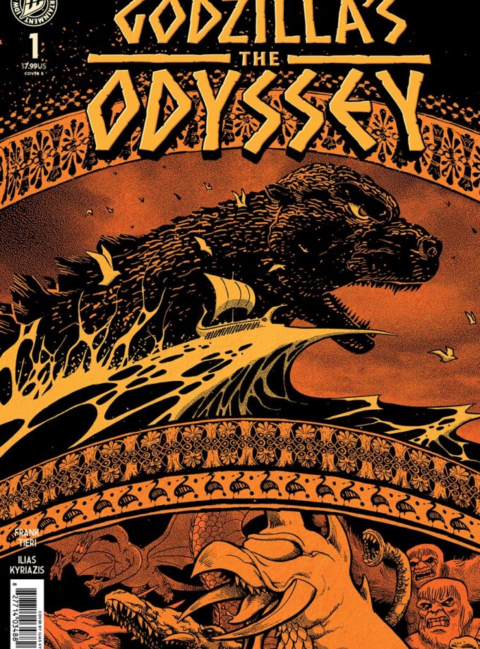 Godzillas Monsterpiece Theatre Presents Godzillas The Odyssey #1 (One Shot) Cover B Variant Ilias Kyriazis Cover