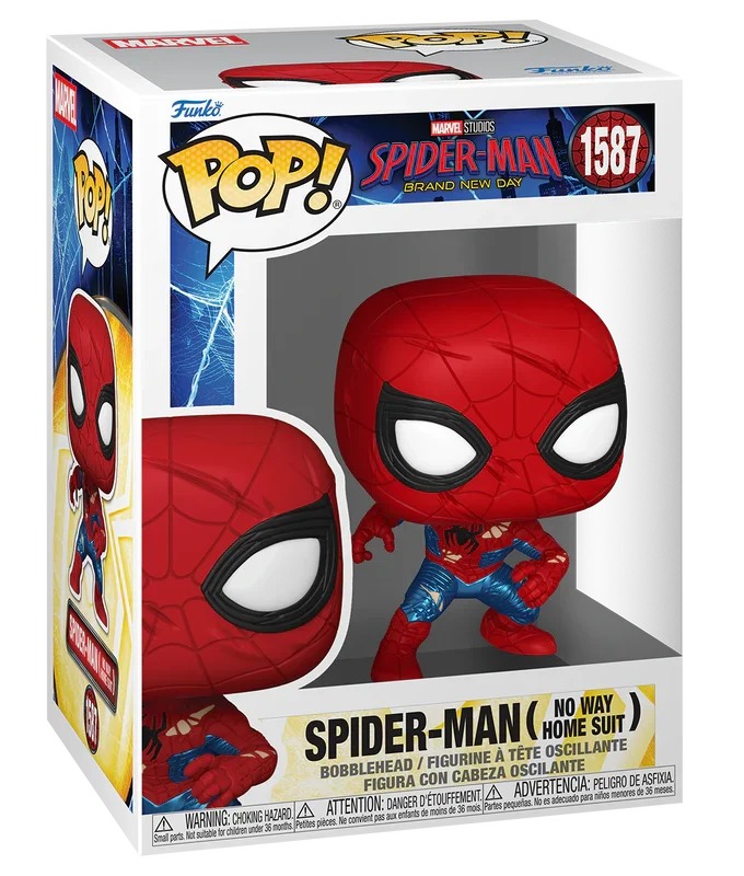 POP Marvel Spider-Man Brand New Day Spider-Man No Way Home Suit Vinyl Bobble Head