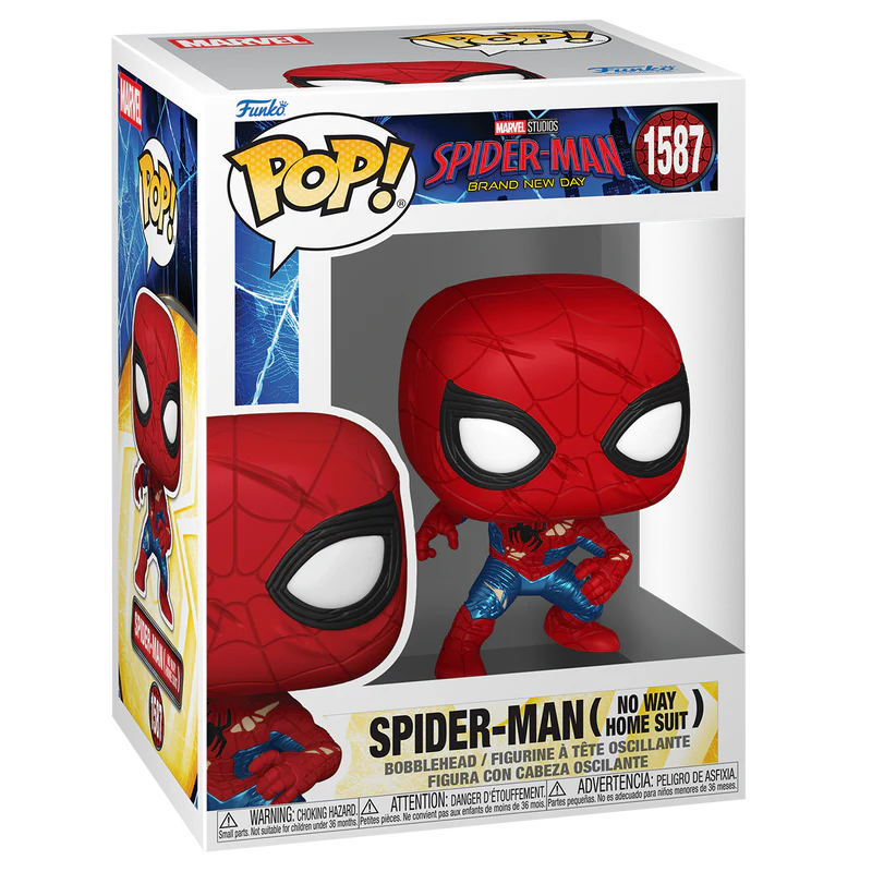 POP Marvel Spider-Man Brand New Day Spider-Man No Way Home Suit Vinyl Bobble Head
