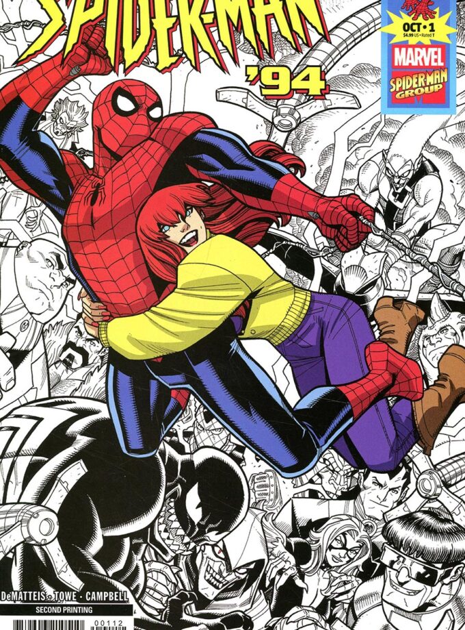 Spider-Man 94 #1 Cover I 2nd Ptg Nick Bradshaw Variant Cover