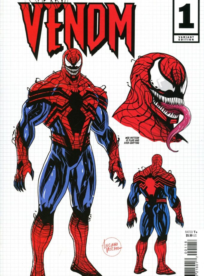 Web Of Venom #1 (One Shot) Cover H Incentive Luciano Vecchio Design Variant Cover