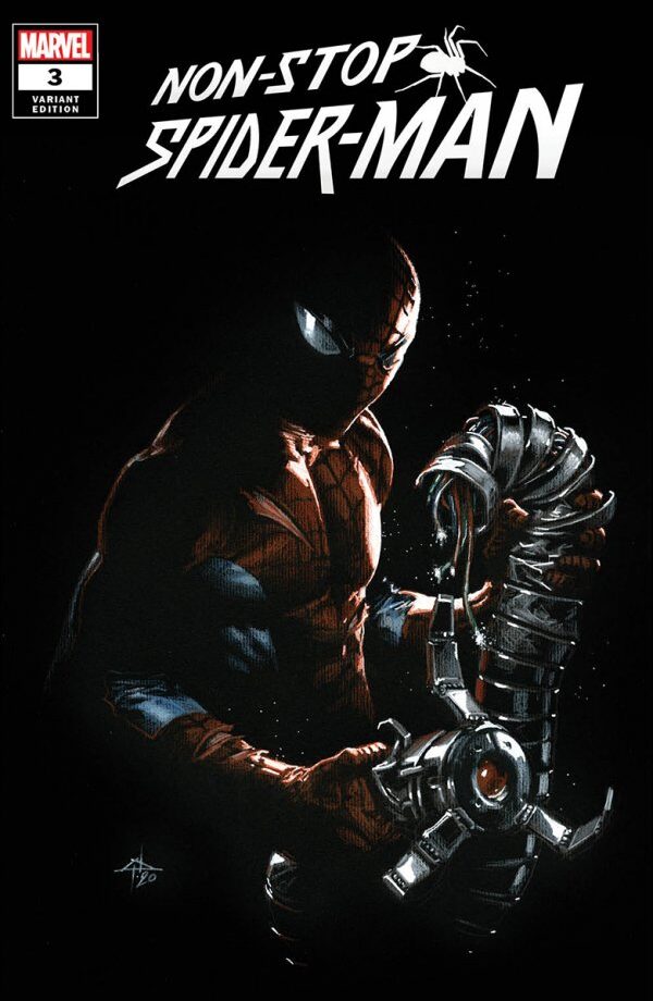 Non-Stop Spider-Man #3 Comic Traders / Street Level Hero Comics / Unknown Comics Gabriele Dell'Otto Variant