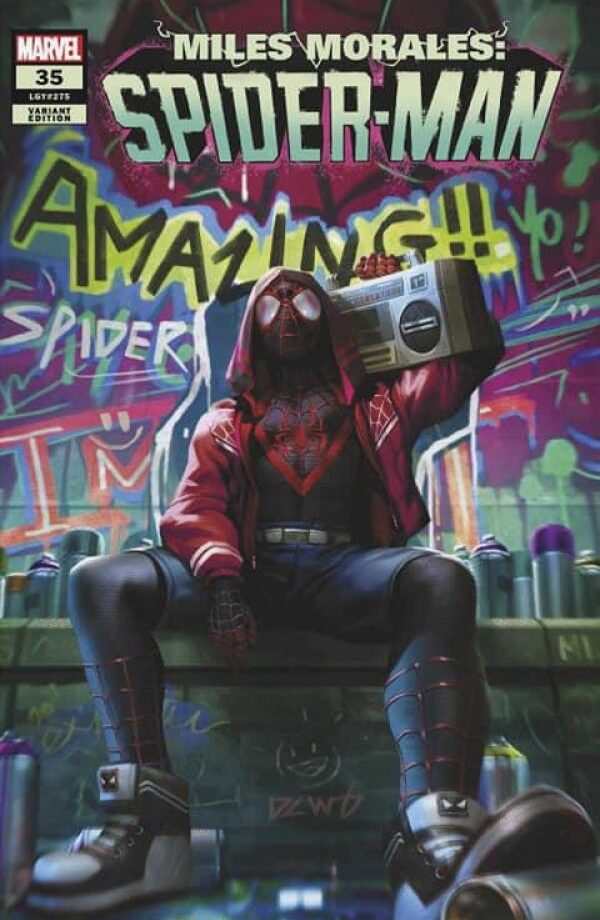 Miles Morales: Spider-Man #35 Comic Kingdom Creative Derrick Chew Variant