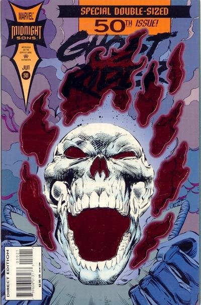 Ghost Rider #50 Ron Garney Foil Variant Signed by Stan Lee with CoA