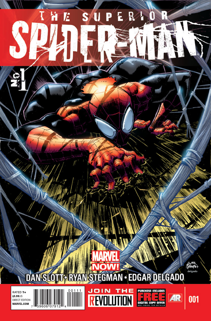 The Superior Spider-Man #1 Signed by Stan Lee with CoA