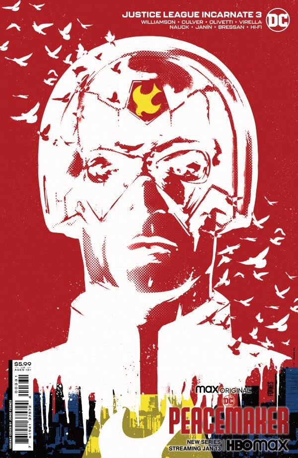 Justice League Incarnate #3 Jorge Fornes Peacemaker Card Stock Variant Cover
