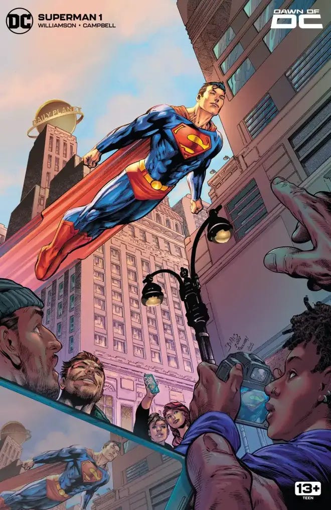 Superman #1 Benes & Faucher Card Stock Variant