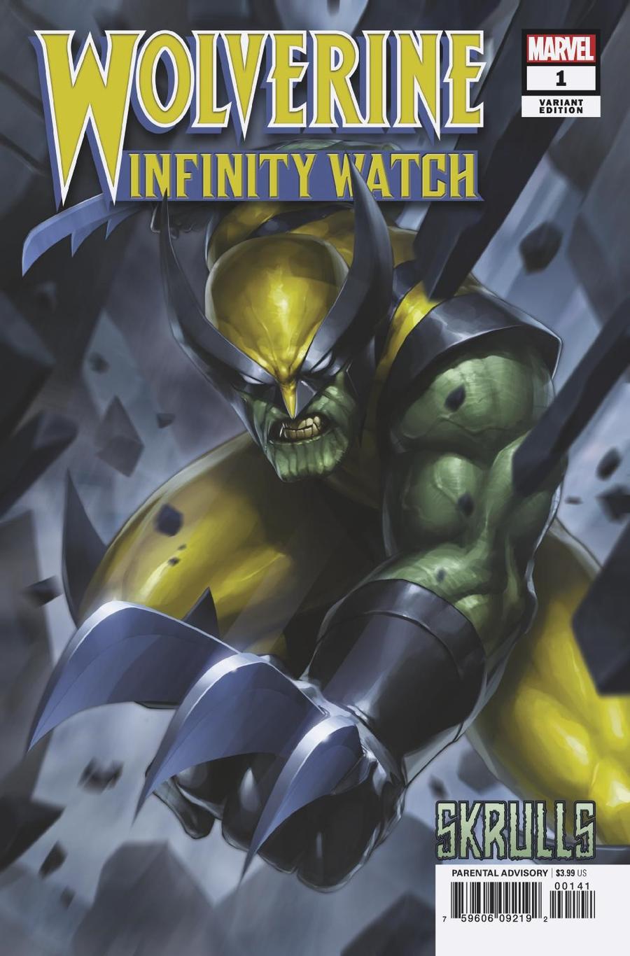 Wolverine Infinity Watch #1 Jee Hyung Lee Skrulls Cover